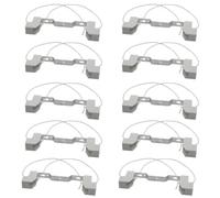 Catering Parts UK Gantry Heat Lamp Ceramic Holder R7 Style for Push Fit 118mm / 120mm Halogen (10)