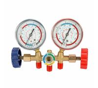 Catering Parts UK Refrigerant Manifold Gauge Set Air Conditioning Tool for R12 R22 R404A R134A