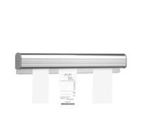 Catering Receipt Holder, Wall Hanging Receipt Holder, 40 cm, Self-Adhesive Receipt Holder, Ticket Holder, Aluminium Alloy Tab Grabber, Catering Receipt Rail, Note Strip, Clamp Strip for Kitchen, Cafés