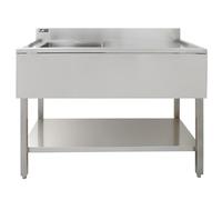 KuKoo KuKoo Stainless Steel Catering Sink - Right Hand Drainer