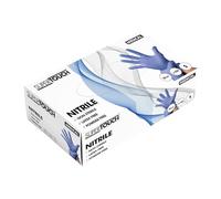 CateringBase Blue Nitrile Disposable Gloves, Small, Latex Free, Powder Free, Medical Grade, 100 Pack