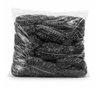 CateringBase Disposable Mob Cap Hairnets, Black, Kitchen & Catering Use, Hygienic, One Size Fits Most, Pack of 100