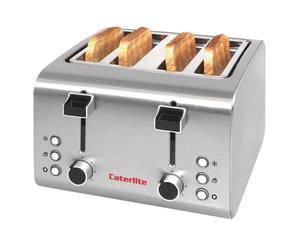 Caterlite 4 Slot Stainless Steel Toaster - [CP929]