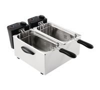 Caterlite Light Duty Twin Tank Twin Basket Electric Fryer 2x2kW - GG199