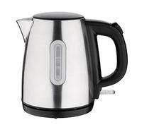 Caterlite Stainless Steel Kettle 1Ltr - Cordless Jug, Automatic Opening Lid, Hot Water Boiler for Coffee, Tea FB878