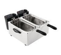 Caterlite Light Duty Fryer with Two 3.5L Tanks and Removable Inner Pot 2 x 2Kw