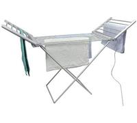 Catermax Winged Electric Heated Clothes Airer Dryer Indoor Horse Rack Fast Laundry Washing Drying Folding for Easy Storage Towel Shirts Bed sheets Dry Saves Energy [Energy Class A+]