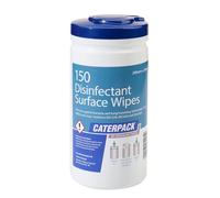 Caterpack 150 Pack Disinfectant Surface Wipes - Antibacterial, Anti-fungal and Anti-viral, Effective Against Salmonella and MRSA, Multi-Surface Wipes for Home and Workplace Cleaning