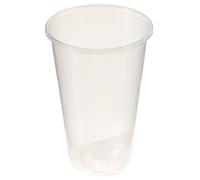 Caterpack - 50 Pack Clear Plastic Tumblers 0.5 Pint - Disposable Recyclable Half Pint Party Cups, Strong & Durable, for Parties, Events, Festivals, Bars, Catering, Beer, Soft Drinks