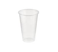 Caterpack by Robinson Young Plastic Tumblers 0.5 Pint, Clear Plastic Half Pint Party Cups, Disposable and Recyclable, 50 Pack
