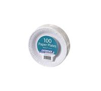 Caterpack by Robinson Young Plates 18cm White 100 pack