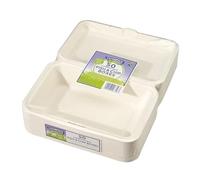 Caterpack Enviro - 50 Pack Fish & Chip Boxes 6x9 - Disposable Biodegradable, Greaseproof, Water Repellent, Microwave & Freezer Safe, Eco-Friendly Food Boxes for Takeaway, Street Food, Events
