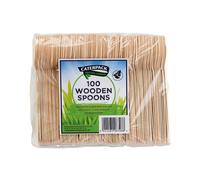 Caterpack Enviro Wooden Spoons Pack of 100 RY10569 RY06348