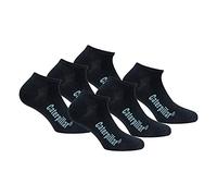 Caterpillar 6 Pairs Sneaker Socks Ankle Length- For Any Use - Comfortable Cuff - Cotton (Black, 9-11)