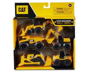 Caterpillar 82150, CAT Little Machines 5 Pack Construction Vehicle, Yellow