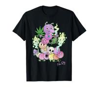 Caterpillar Acid Funny Grass Weed Smoker Gift LSD Kiffer T-Shirt