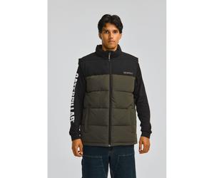 Caterpillar Arctic Zone Vest Moss micro-peach wit Male Body Warmers
