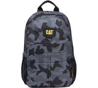 CAT Caterpillar Benson 84718-661 Urban Backpack - Modern Daypack for Men and Women - 22L Volume - Water-Repellent Design with Laptop Compartment, Black / Grey, Einheitsgröße, Daypack Backpacks