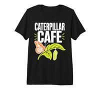 Caterpillar Cafe Monarch Butterfly Premium T-Shirt