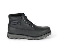 Caterpillar CAT (Caterpillar) Men's Founder Black Leather Everyday Ankle Boots - Black - UK 10 | EU 44 | US 11