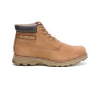 Caterpillar CAT (Caterpillar) Men's Founder Brown Leather Everyday Ankle Boots - Brown - UK 6 | EU 40 | US 7