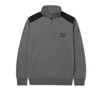 Caterpillar CAT Essential Grey Quarter-zip Sweatshirt #1050021