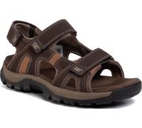 Cat Footwear Men's Giles Open Toe Sandals, Brown Mens Dark Brown, 6 UK