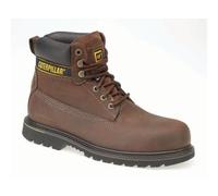 CAT Holton Safety Boots - Brown, Brown, Size 12, Men Brown