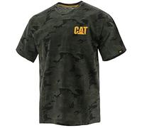 Caterpillar Cat Men's Trademark T-Shirt (Regular and Big & Tall Sizes), Night Camo, Large