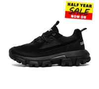 Caterpillar CAT Raider Lace-up Mens Leather Urban Outdoor Shoes Trainers Black