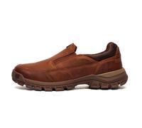 Caterpillar CAT Threshold Mens Leather Fashion Casual Slip On Shoes Brown