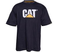 Caterpillar CAT Trademark Logo black cotton short-sleeve T-Shirt #1510305
