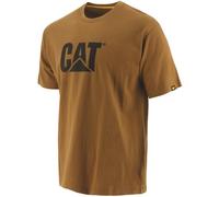 Caterpillar CAT Trademark Logo bronze cotton short-sleeve T-Shirt #1510305