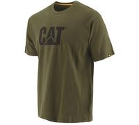 Caterpillar CAT Trademark Logo chive cotton short-sleeve T-Shirt #1510305
