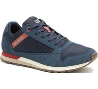 CAT Caterpillar Ventura Grey (P726271) Men's Flat Sole Lace-Up Suede Mesh Trainers Breathable and Comfortable Casual Style, navy, 12 UK