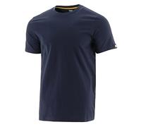 Caterpillar CAT Workwear Mens Essentials Short Sleeve Work T Shirt, Navy, XXL