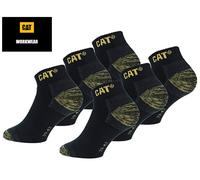 Caterpillar CAT Workwear Mens Premium 3 Pair Pack Trainer Sneaker Work Socks