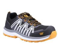 Caterpillar Charge S3 HRO SRC Safety Trainers Black/Orange [Size UK 12/ EU 46]
