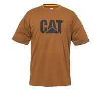Caterpillar Clothing CAT Workwear Mens Classic Trademark Durable Shape Retaining T-Shirt Bronze