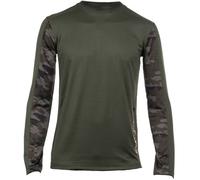 Caterpillar - Coolmax Long Sleeve Tee - Green - Tee Shirt - S