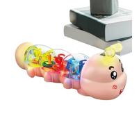 Caterpillar Crawl Toy - Early Learning Development Tool, Interactive Light-Up Music Toy with Colorful Sound Effects, Motor Skills Training Accessory for, Preschoolers, and Birthday