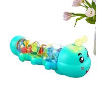 Caterpillar Crawling Toy - 24x9x11cm Light Up Musical Early Learning Development Toy, Interactive Moving Plaything | Sensory Educational Fun | Perfect for Children Kids Girls Birthday Christmas New Ye