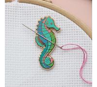 Caterpillar Cross Stitch Needle Minder - Seahorse for Cross Stitch, Sewing, Embroidery and Needlework Accessories, Enamel and Magnetic