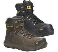 (Black, 12 (Adults')) Caterpillar Diagnostic 2.0 Leather Black Safety Boots