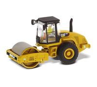Caterpillar Diecast Masters 85246 Scooter with Drum CS56 Smooth Shell, Scale 1:87, Approx. 6.5 x 2.5 x 3.8 cm, for Ages 14+
