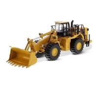 Caterpillar Diecast Masters 85697 Wheel Loader 988H, Detailed Cat Construction Vehicle in Display Window Box, Scale 1:64, Approx. 19.8 x 5.9 x 6.8 cm, Suitable for Collectors and as a Gift
