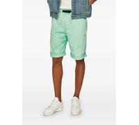 caterpillar elasticated-waistband buckle-detail shorts - Green 46-48