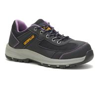 Caterpillar Elmore Work Shoe Black/Lilac Puncture resistant for added peace of