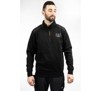 Caterpillar Unisex Adult Quarter Zip Sweatshirt (L) (Black)