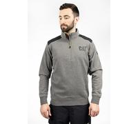 Caterpillar Essential 1/4 Zip Sweatshirt - Dark Heather Grey - Medium